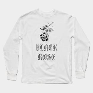 Black Rose Long Sleeve T-Shirt